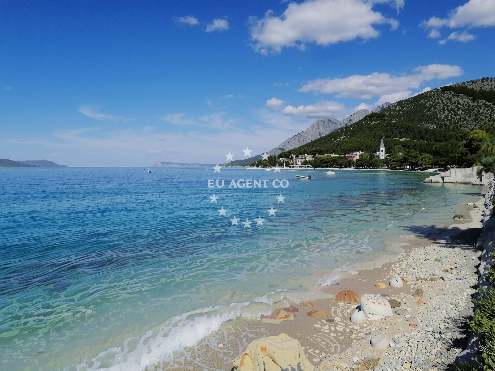 Sea and coastal view of Zaostrog Male Ciste in Kapeć 6, Zaostrog