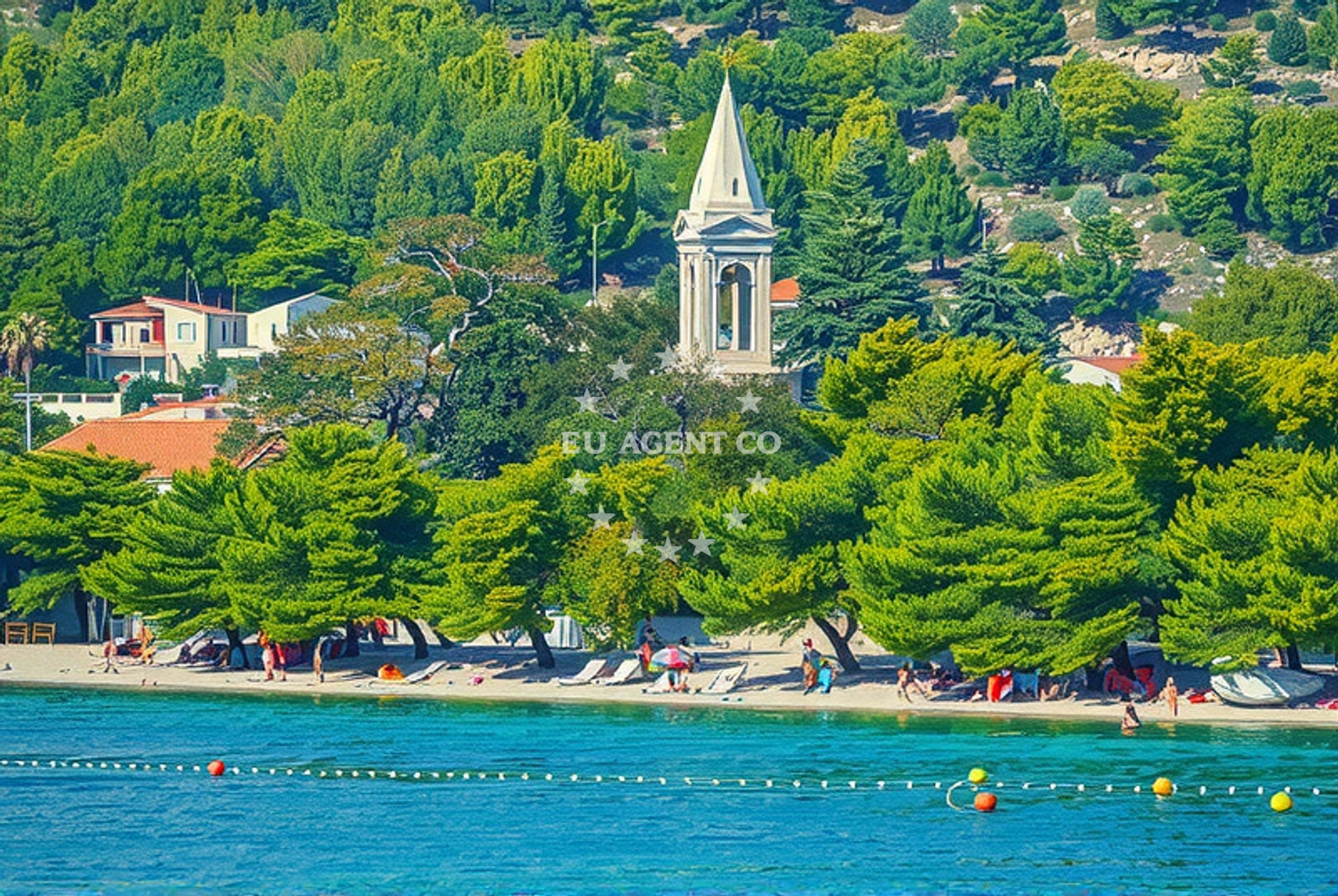Shoreline and swimming area at Zaostrog, Zaostrog in Zaostrog