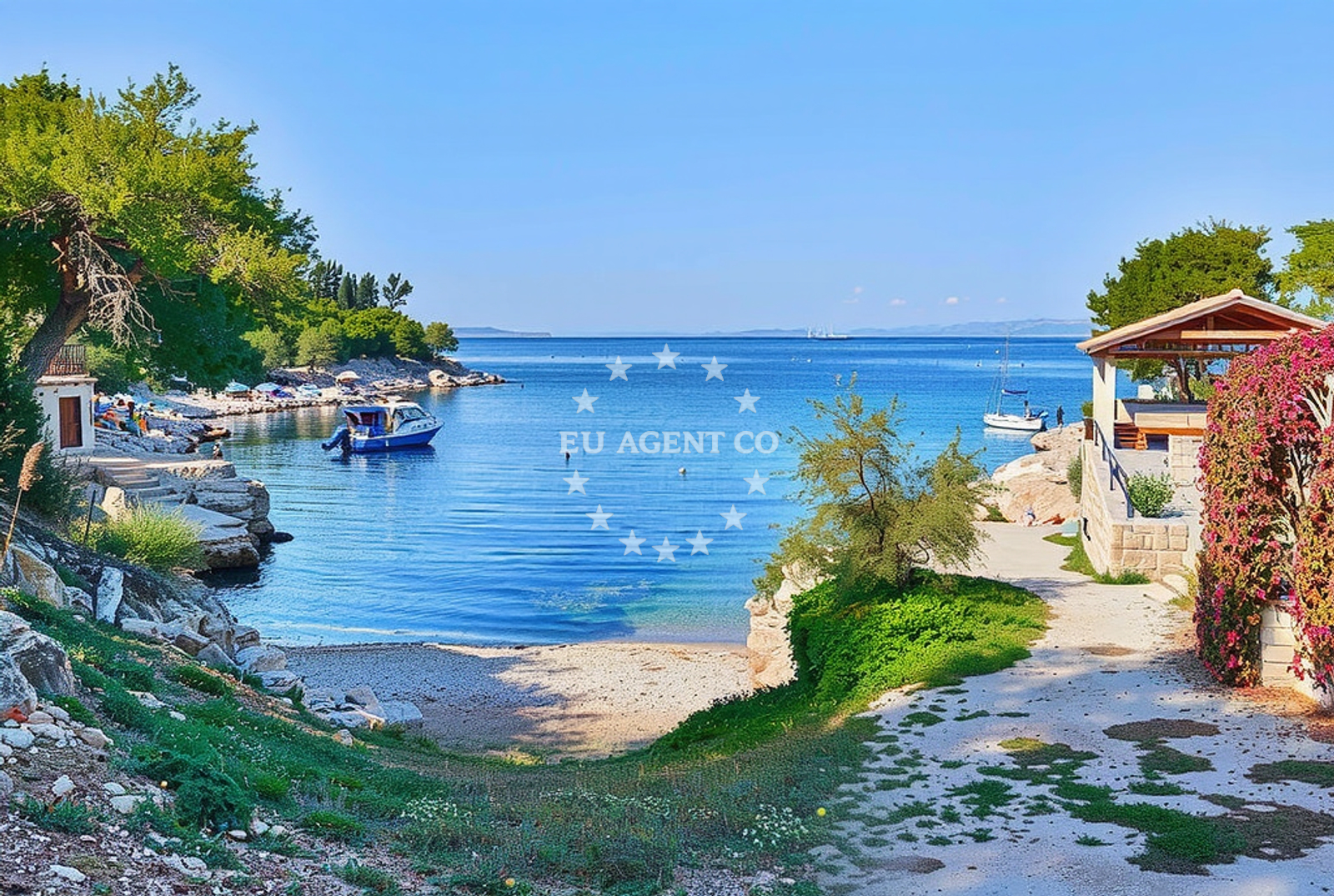 Shoreline and swimming area at Zastupac, Hvar (Hvar) in Zastupac