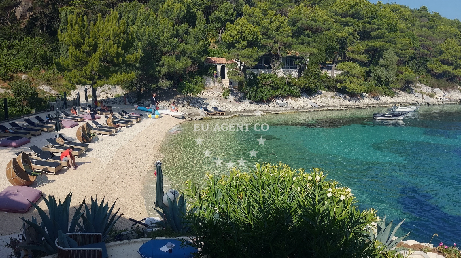 Sea and coastal view of Zastupac II beach in Ulica Uvala Zastupac 8, Hvar