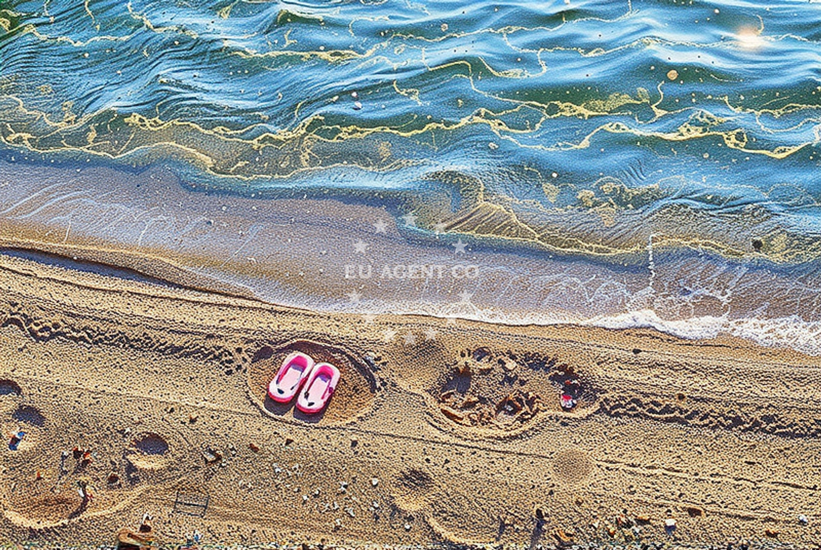 Beach facilities and surroundings at Zatoglav beach in Zatoglav 27C, Rogoznica
