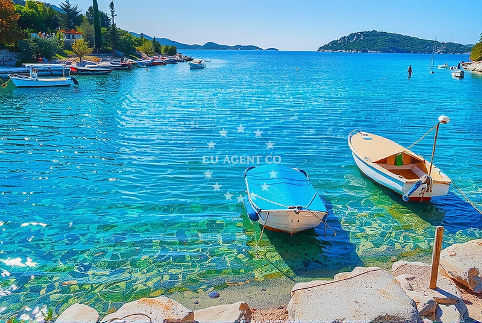 Overview of Zatoglav: beaches and coves (2) in Zatoglav
