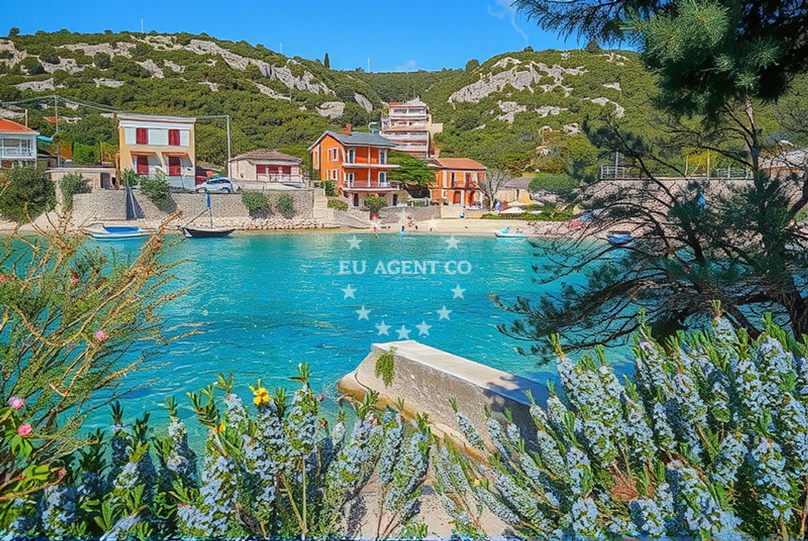 Shoreline and swimming area at Zatoglav: beaches and coves (2) in Zatoglav