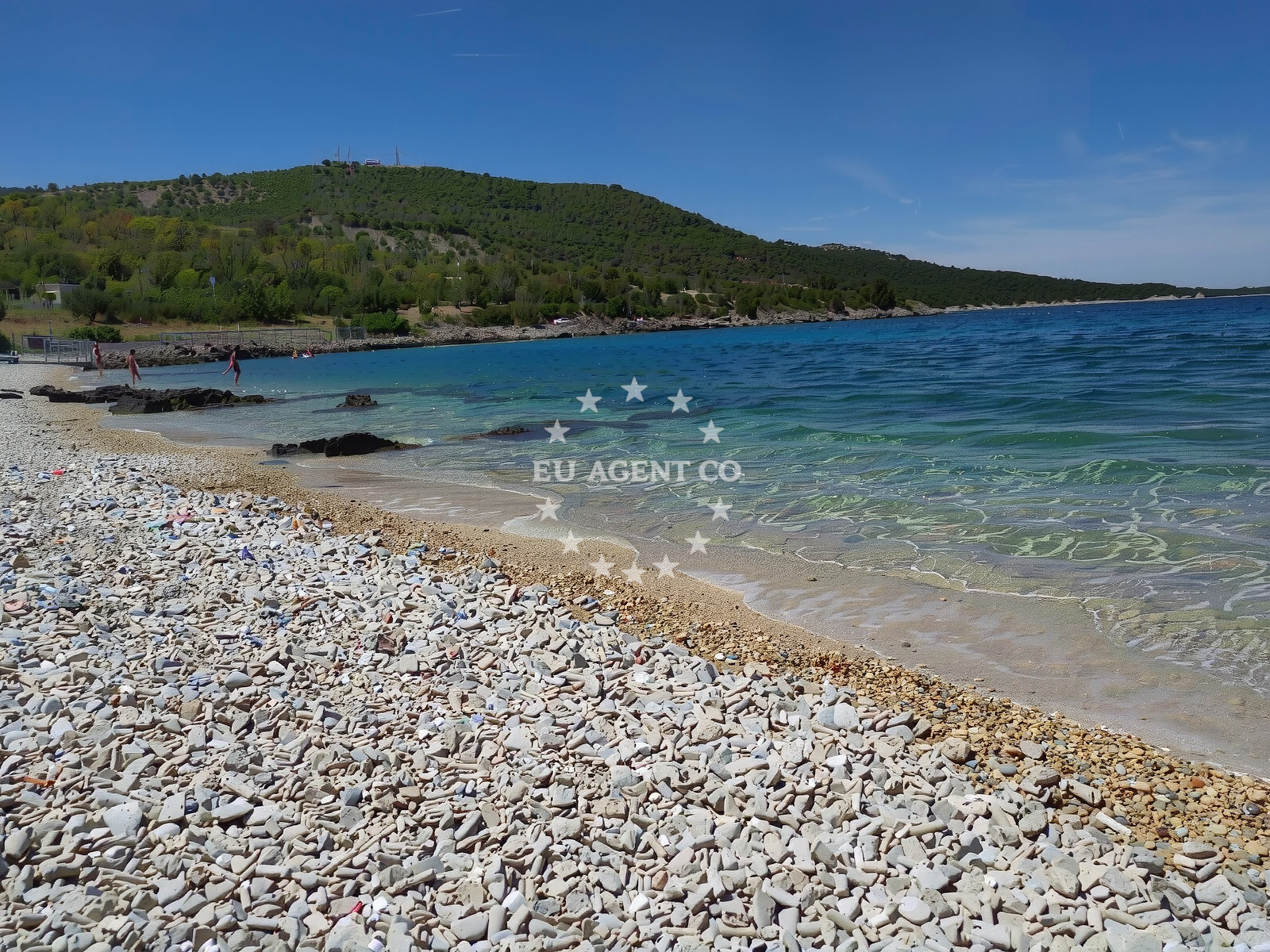 Sea and coastal view of Zatoka in 25 Porat, Primošten