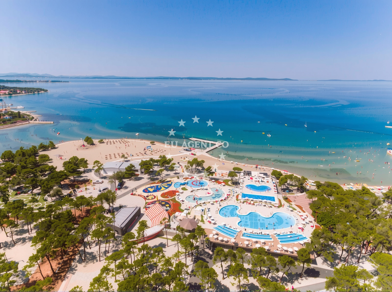 Overview of Zaton beach in Draznikova 78, Zaton