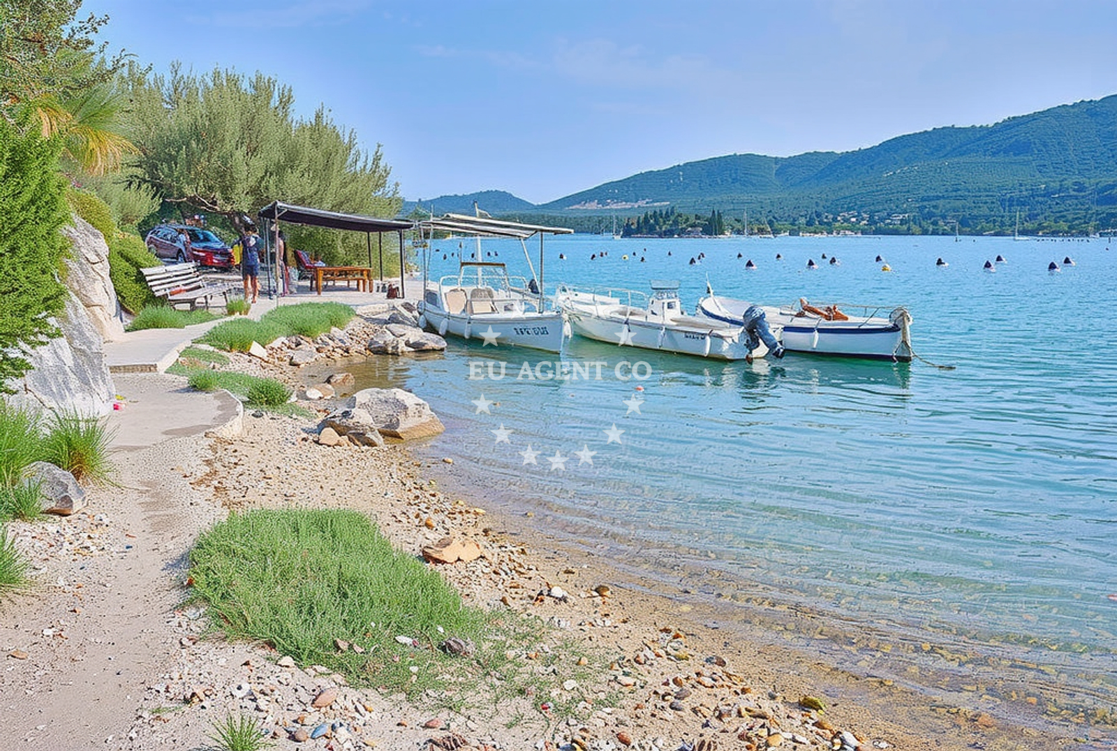 Shoreline and swimming area at Zaton Doli: beaches and coves (2) in Zaton Doli