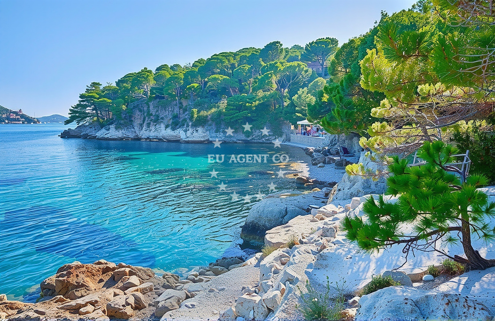 Sea and coastal view of Zaton (Dubrovnik): beaches and coves (13) in Zaton (Dubrovnik)