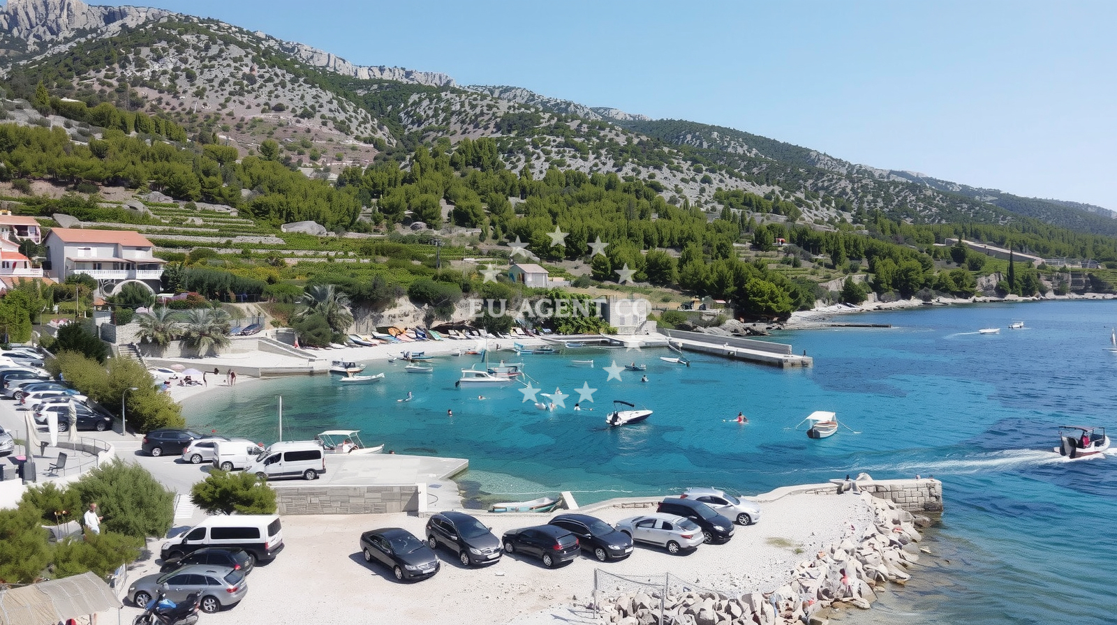 Additional view of Zavala beach in , Jelsa
