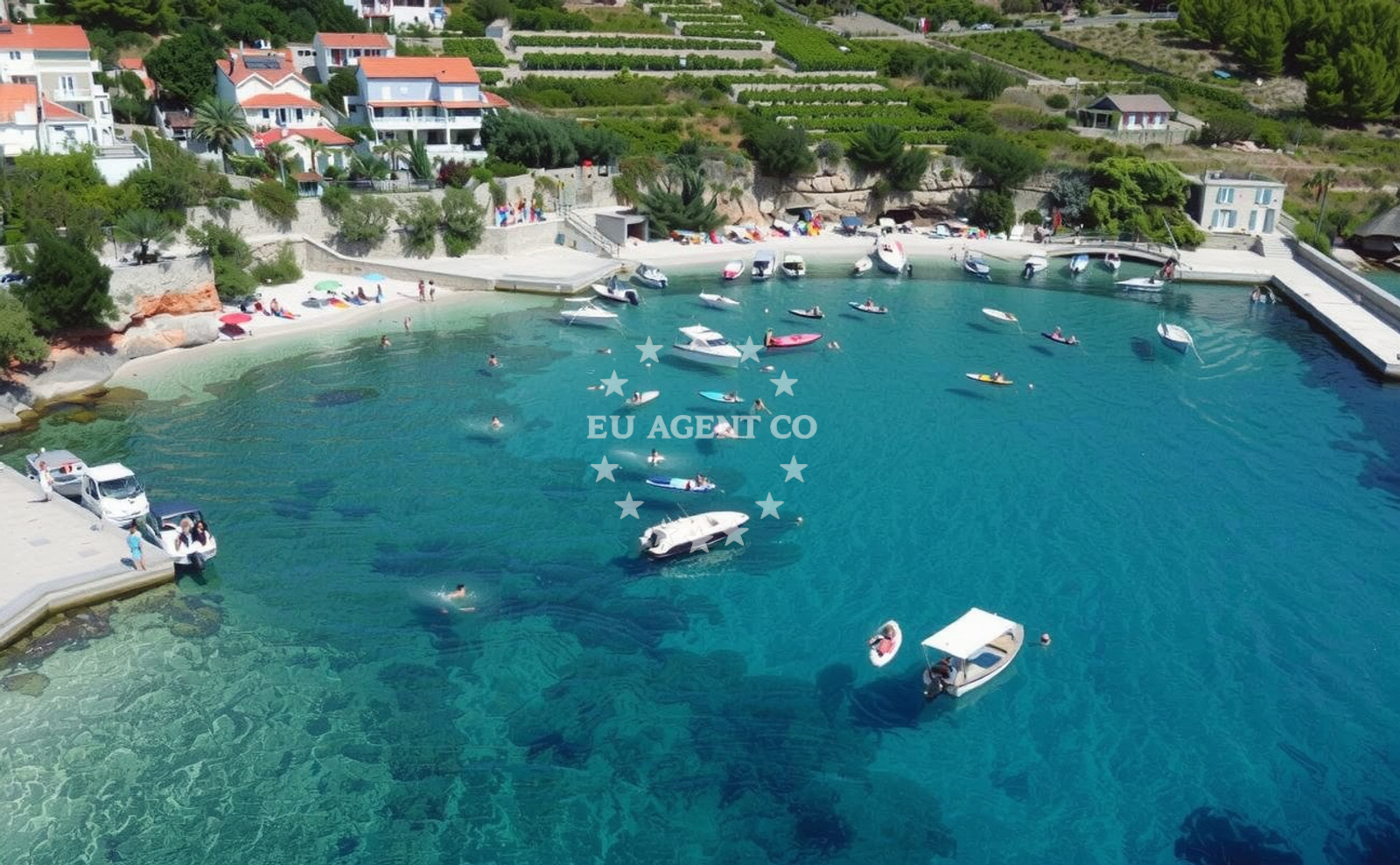 Additional view of Zavala beach in , Jelsa