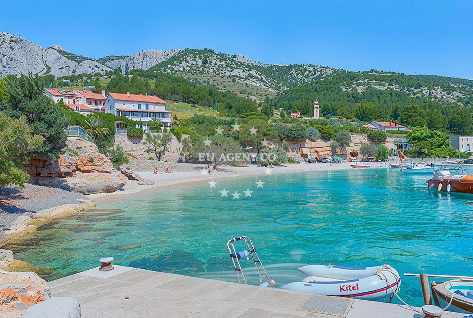 Additional view of Zavala beach in , Jelsa