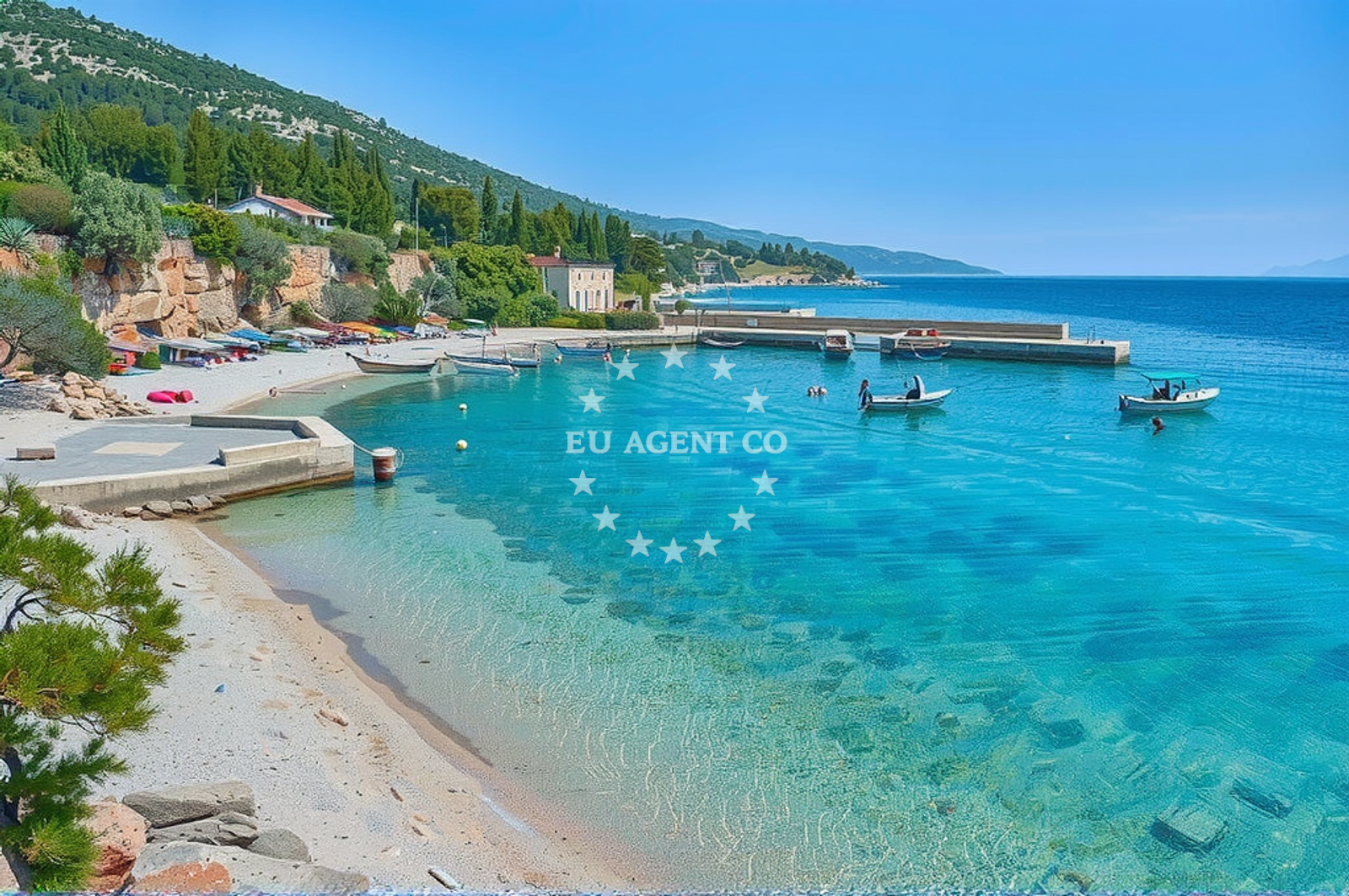 Additional view of Zavala beach in , Jelsa