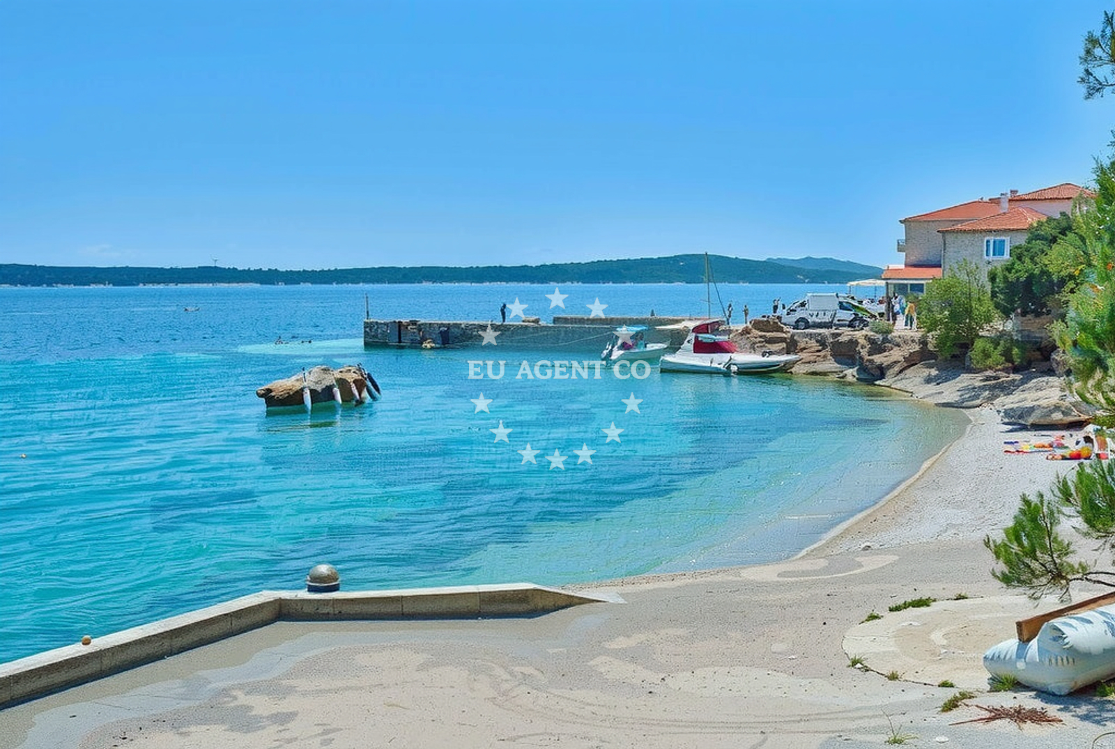 Additional view of Zavala beach in , Jelsa