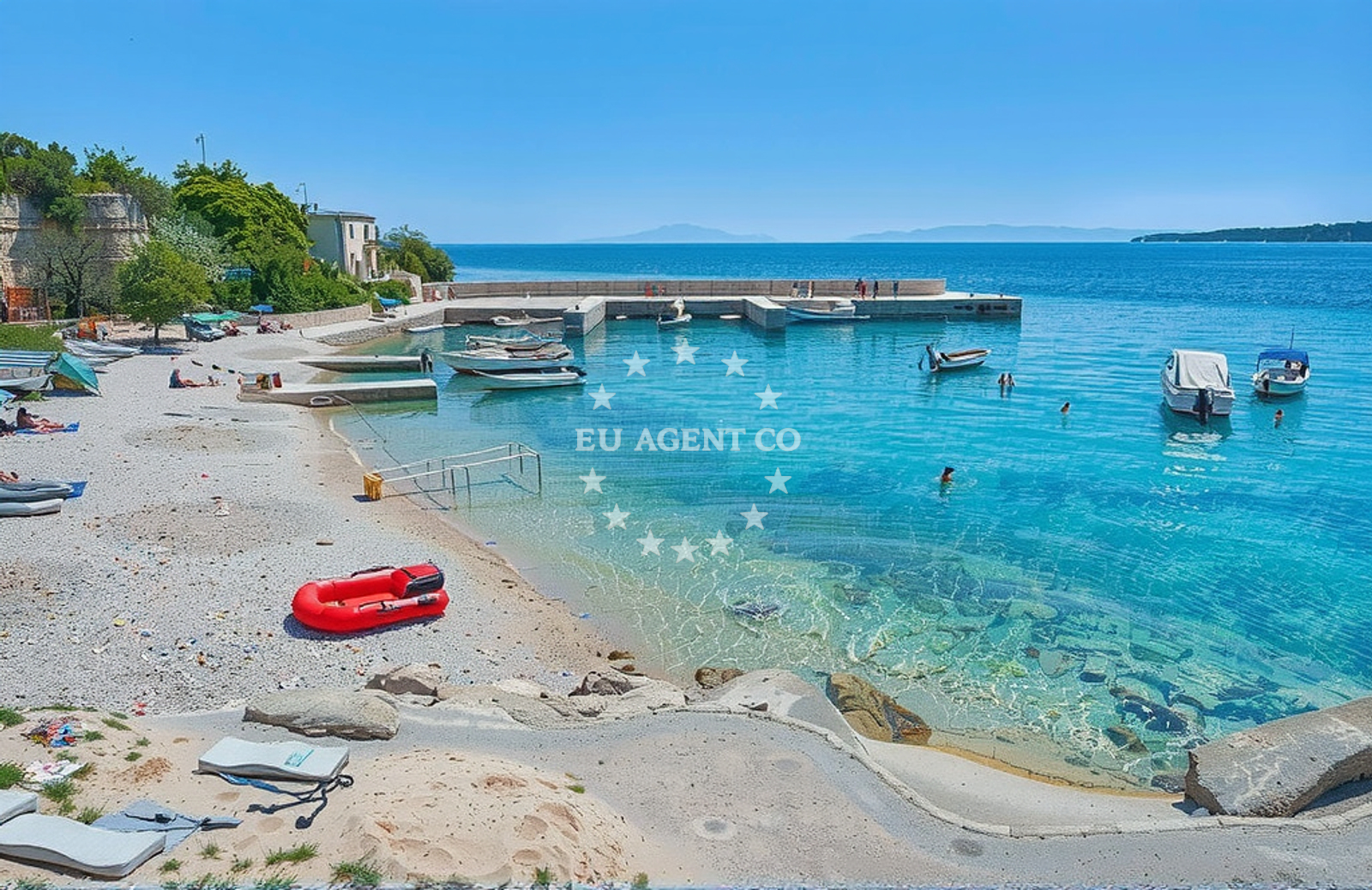 Additional view of Zavala beach in , Jelsa