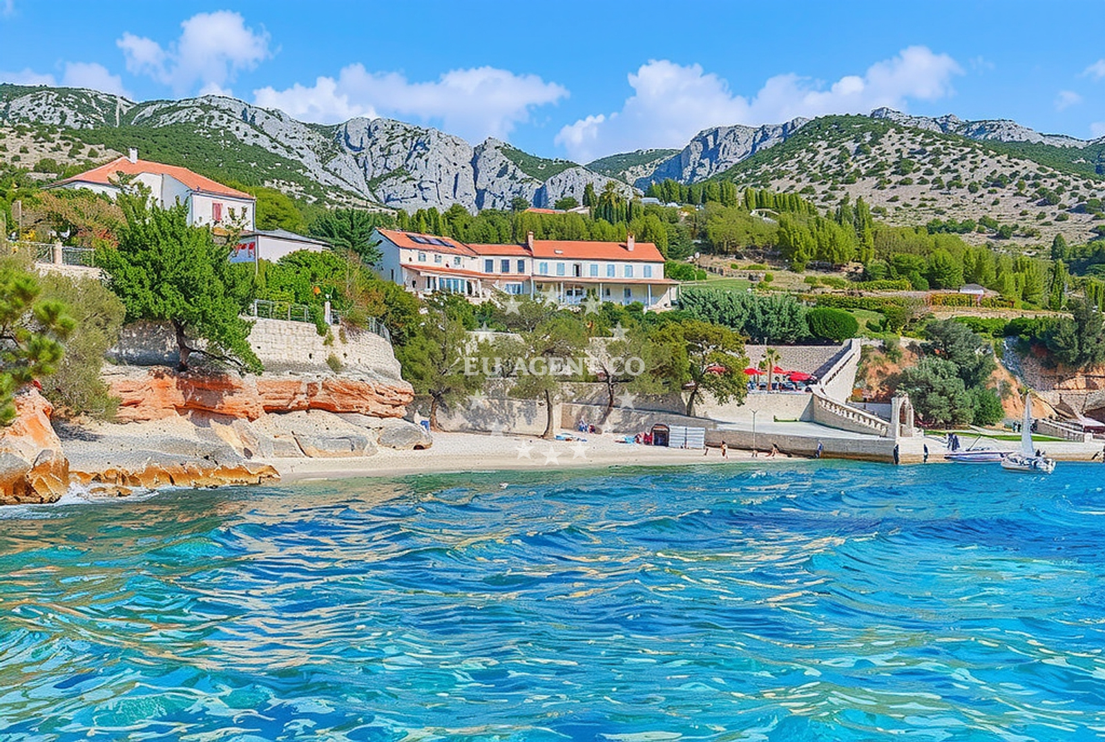 Additional view of Zavala beach in , Jelsa