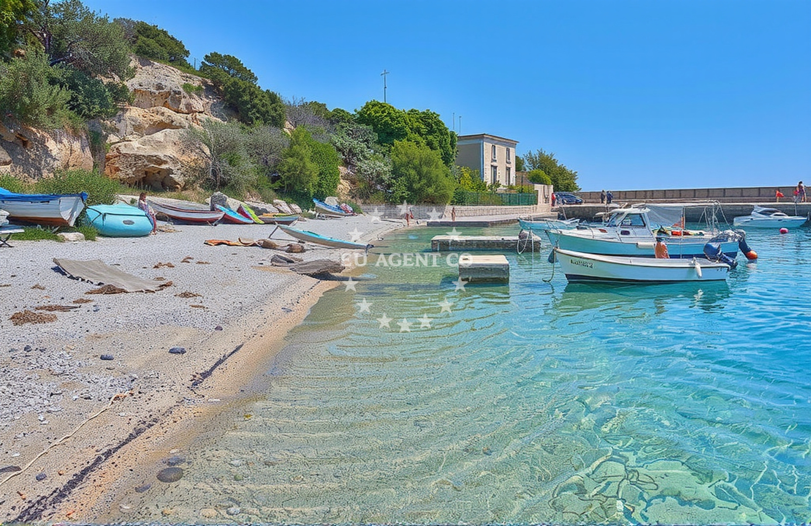 Additional view of Zavala beach in , Jelsa