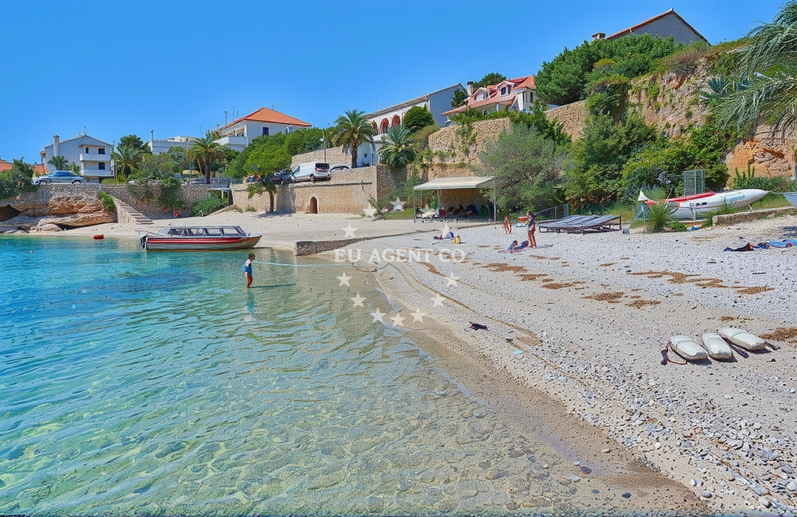 Additional view of Zavala beach in , Jelsa