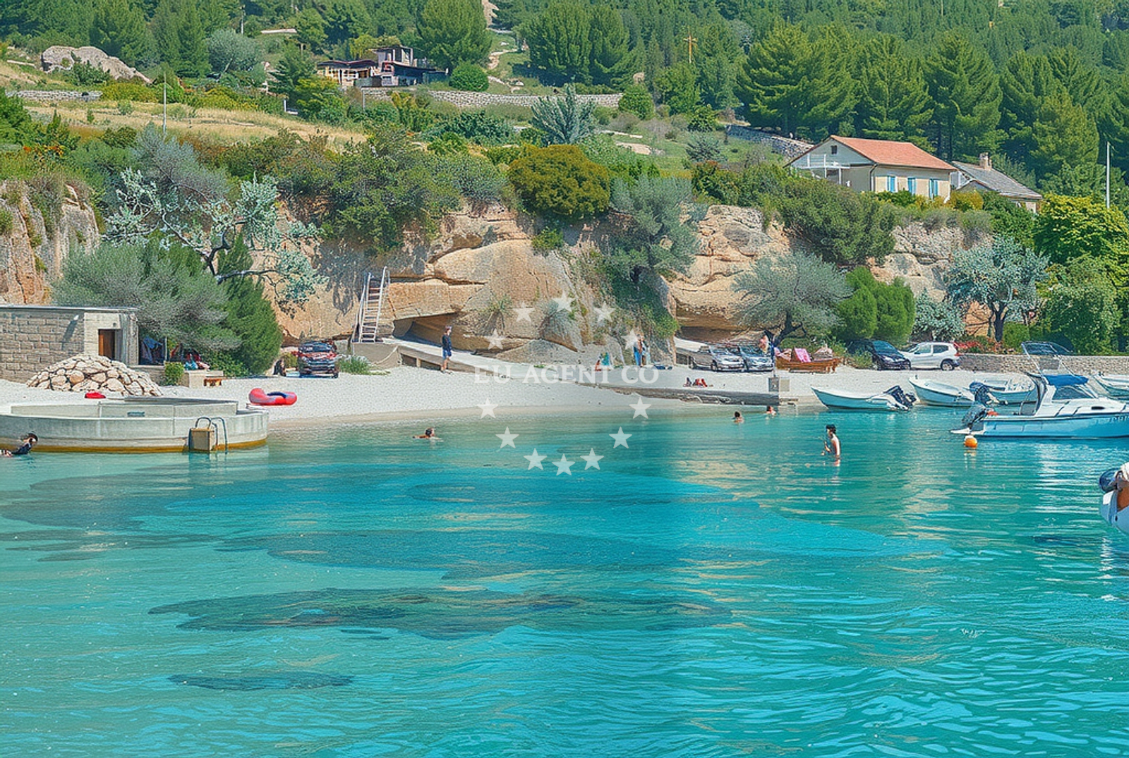 Additional view of Zavala beach in , Jelsa