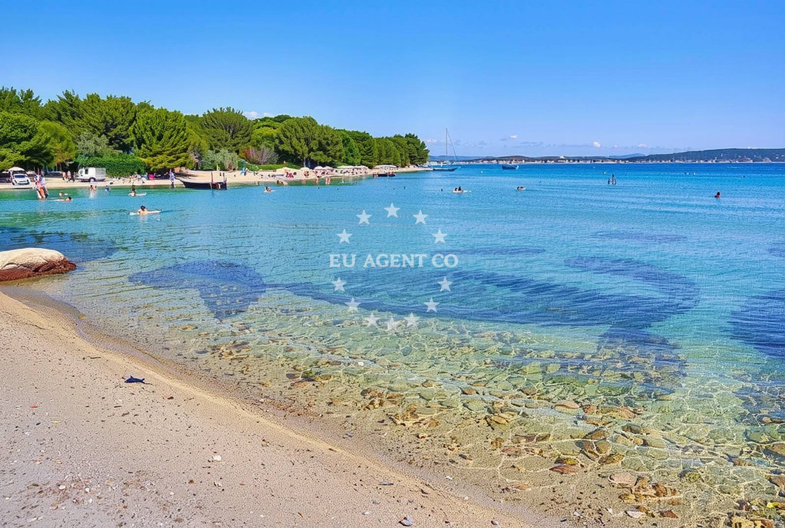 Additional view of Ždrelac (Pašman): beaches and coves (1) in Ždrelac (Pašman)
