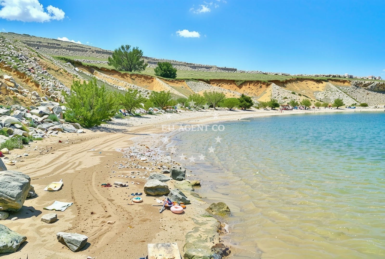Beach facilities and surroundings at Ždrilo: beaches and coves (1) in Ždrilo