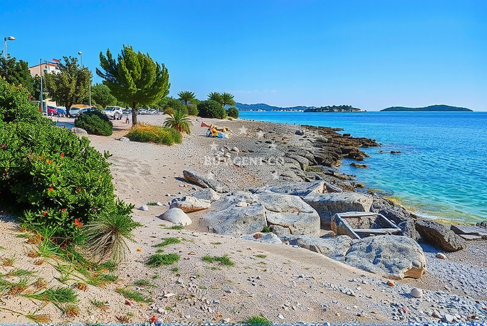 Additional view of Zecevo beach in 2 Rtić, Zečevo