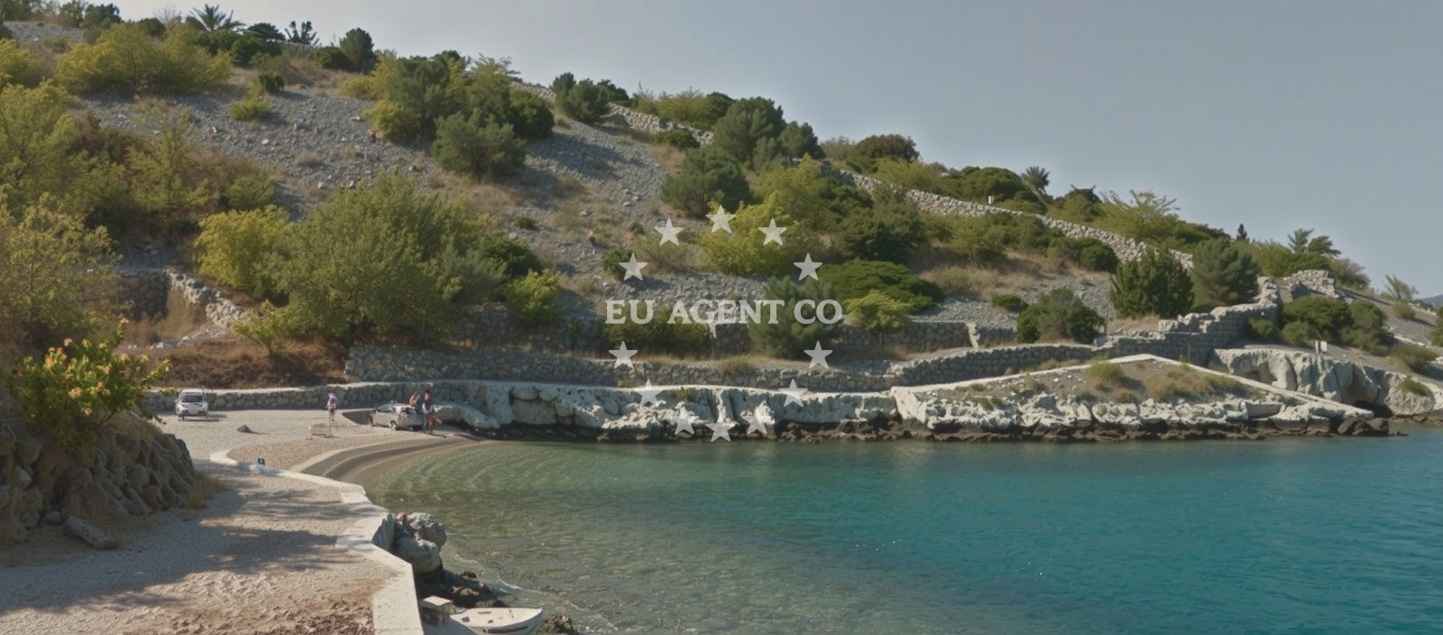 Sea and coastal view of Zecevo wild beach in Zečevo Rogozničko 58 A, Rogoznica