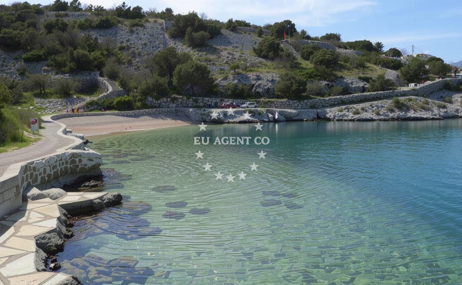 Additional view of Zecevo wild beach in Zečevo Rogozničko 58 A, Rogoznica