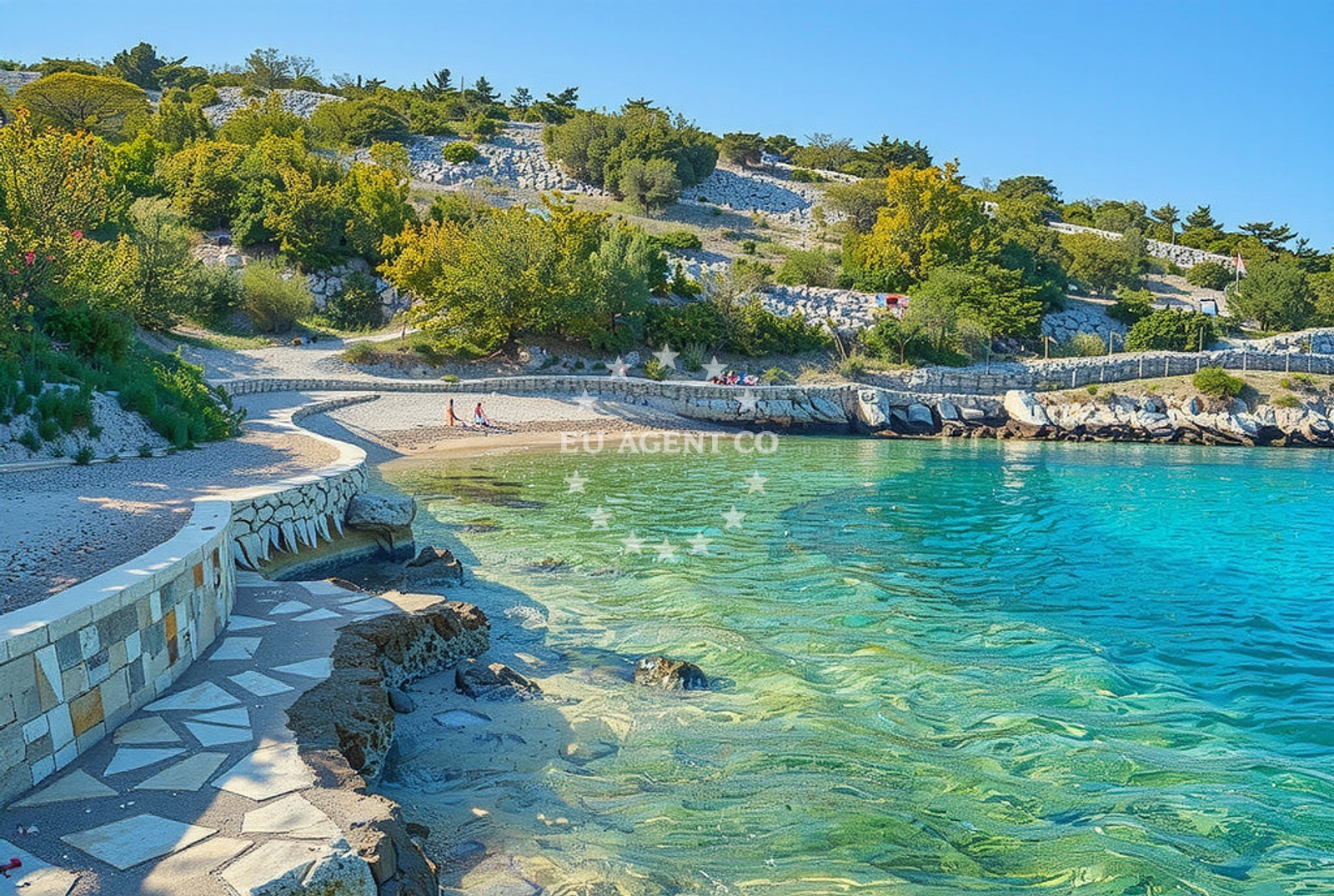 Additional view of Zecevo wild beach in Zečevo Rogozničko 58 A, Rogoznica