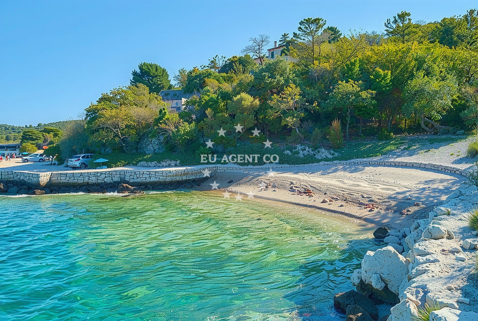 Additional view of Zecevo wild beach in Zečevo Rogozničko 58 A, Rogoznica