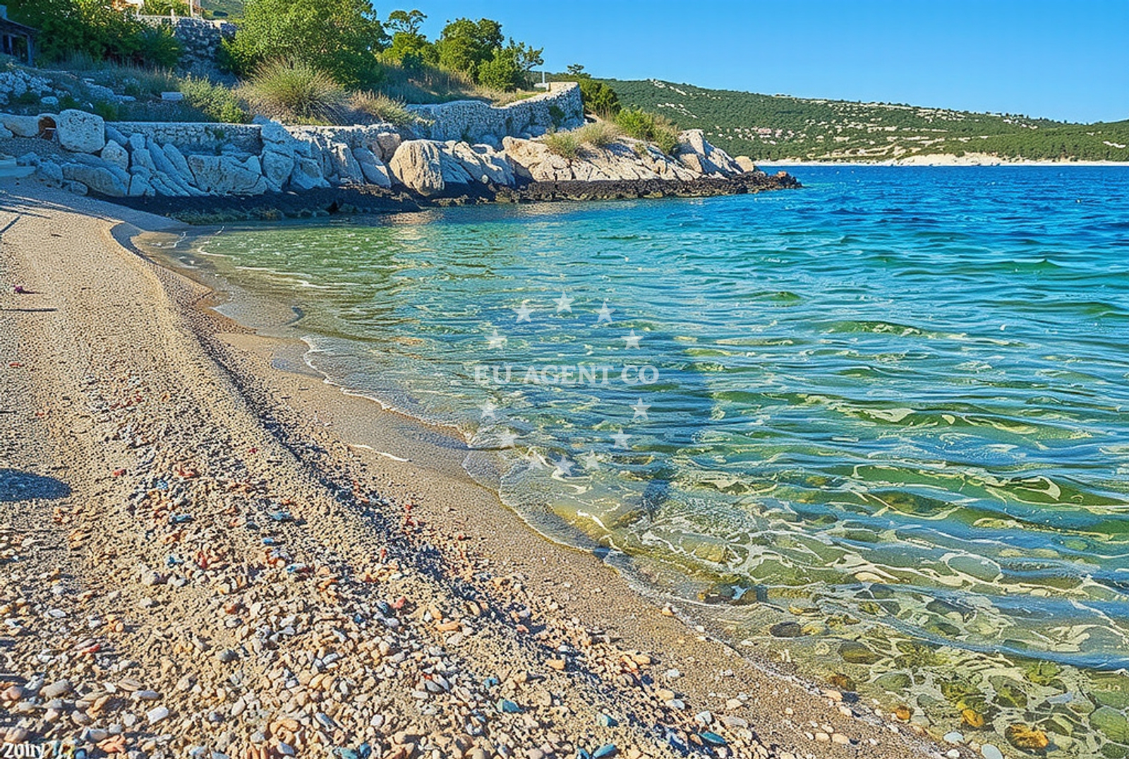 Additional view of Zecevo wild beach in Zečevo Rogozničko 58 A, Rogoznica