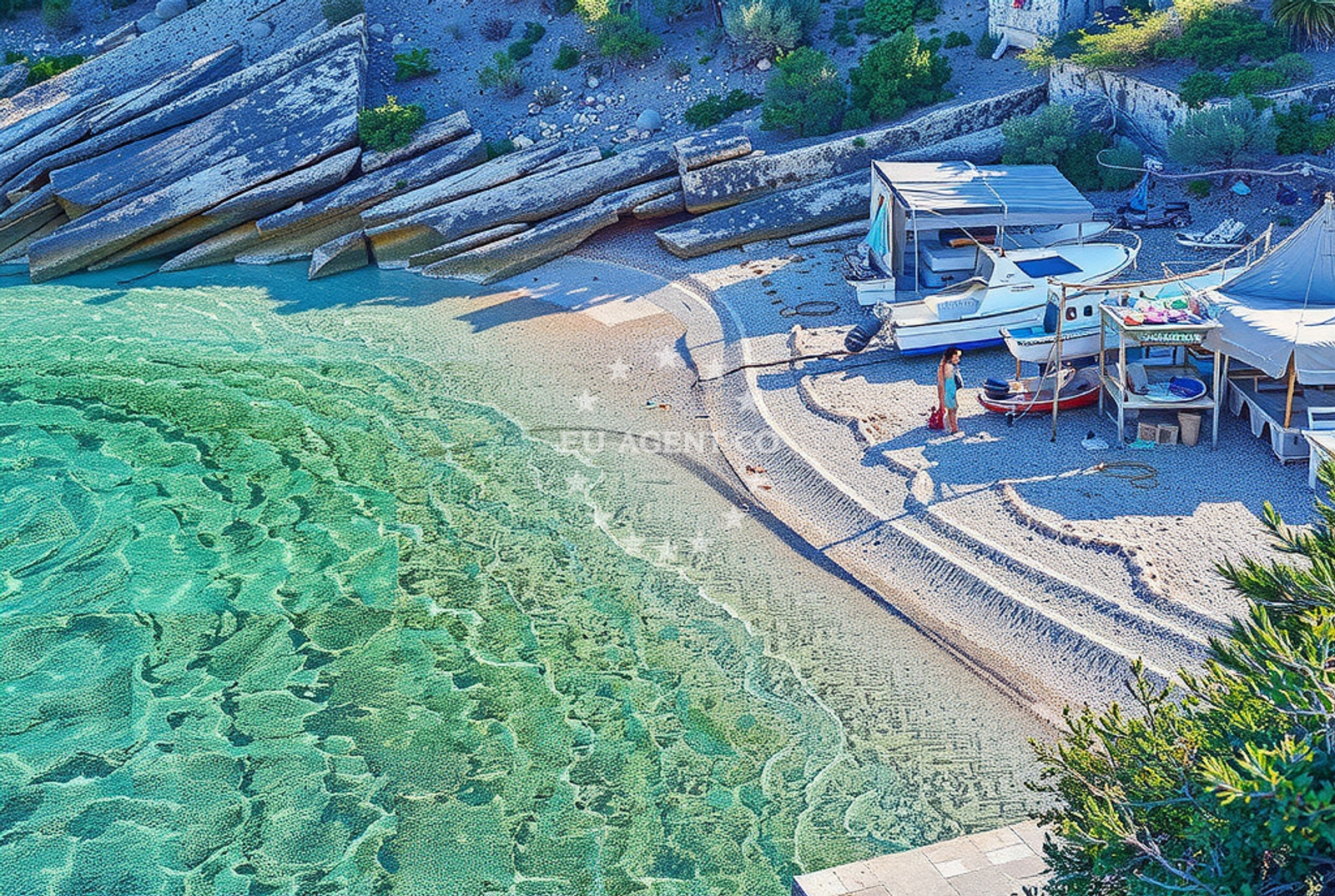 Additional view of Zecja beach in POLJICA POLJICA, Poljica