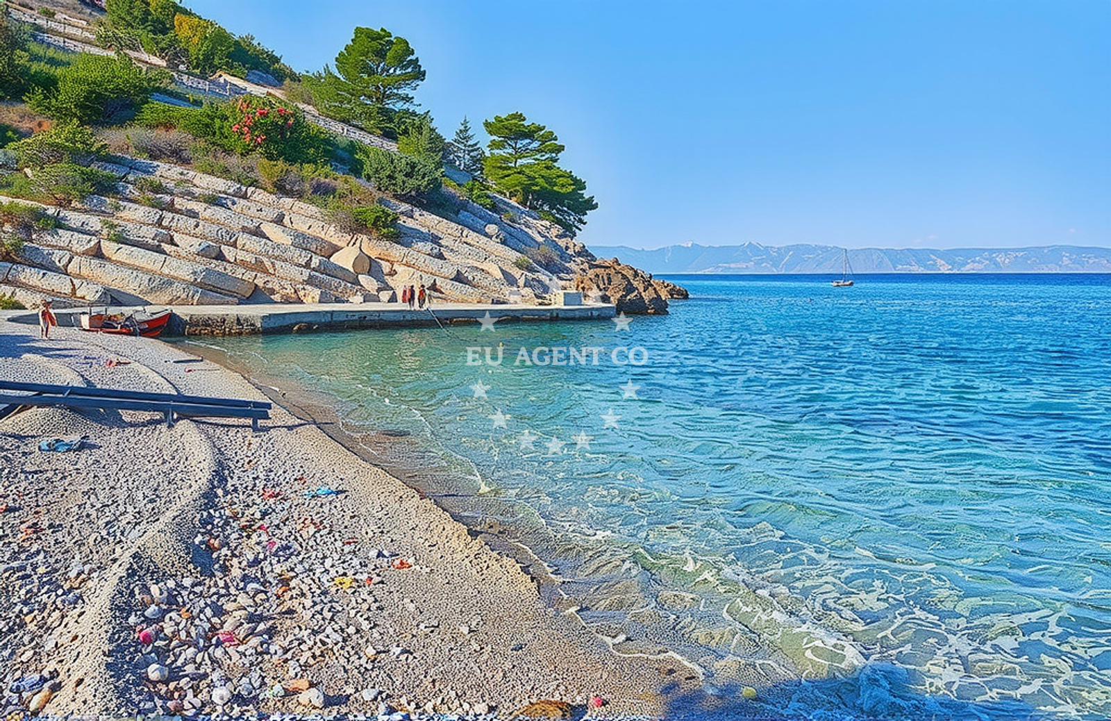 Additional view of Zecja beach in POLJICA POLJICA, Poljica