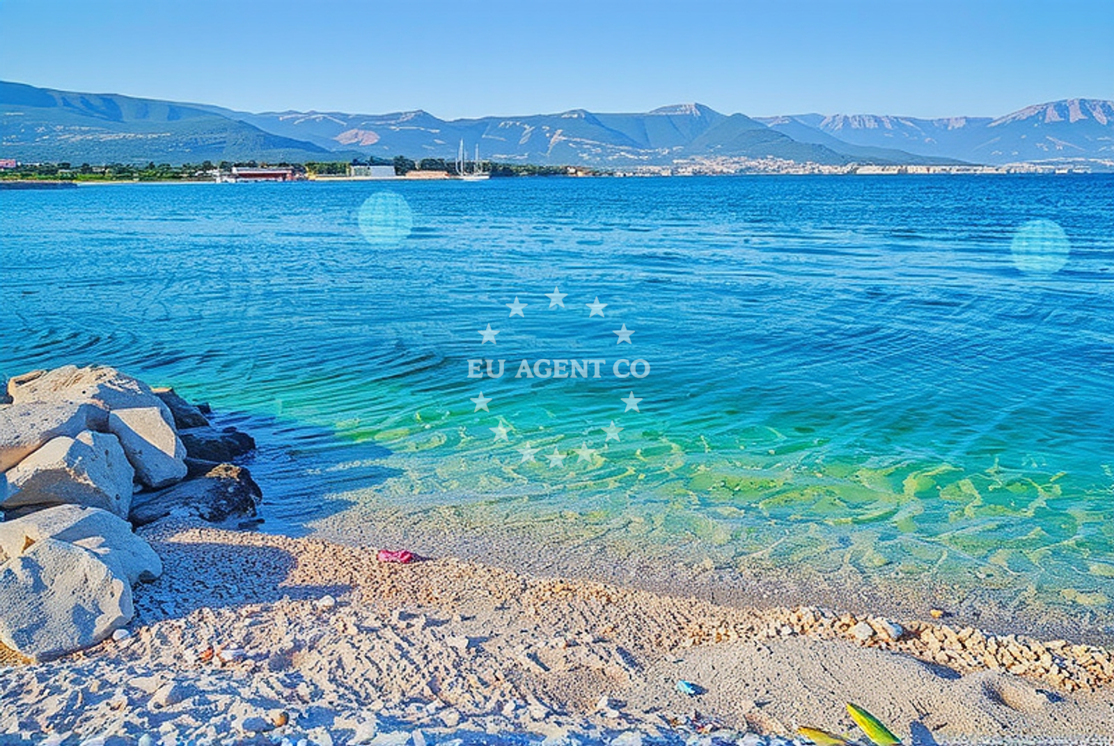 Sea and coastal view of Žedno (Čiovo): beaches and coves in Žedno (Čiovo)
