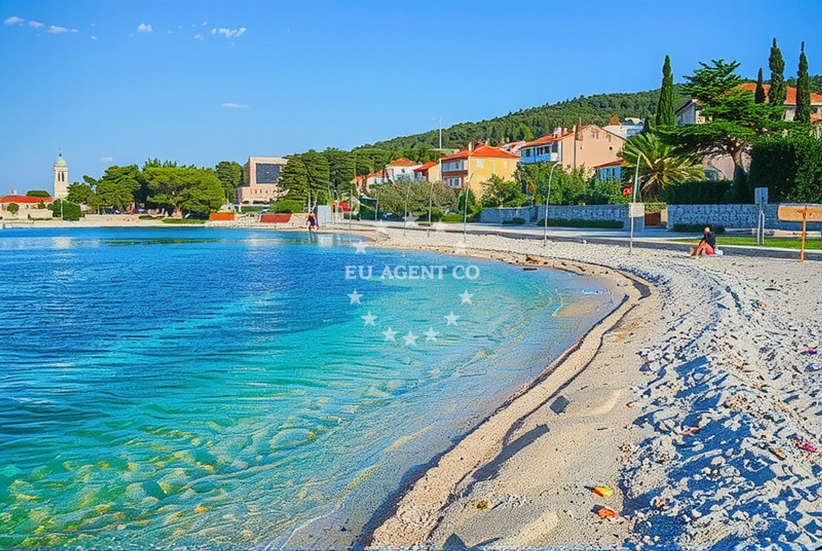 Beach facilities and surroundings at Žedno (Čiovo): beaches and coves in Žedno (Čiovo)