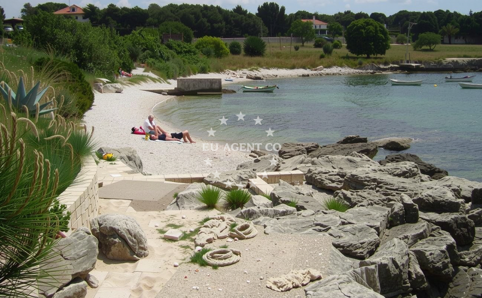 Additional view of Zelenika beach in Stoja 4, Pula