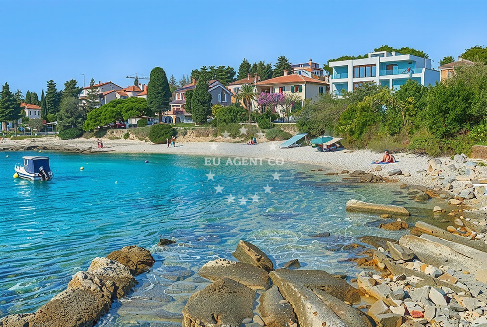Additional view of Zelenika beach in Stoja 4, Pula