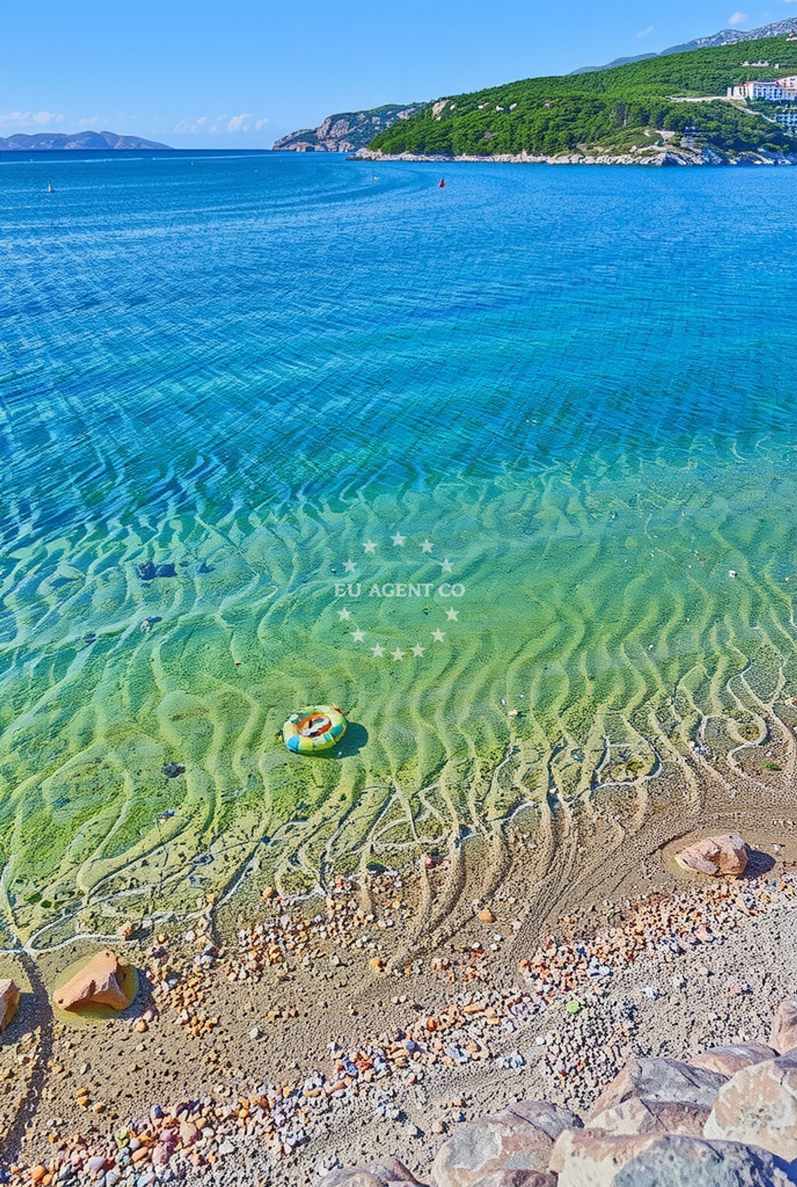 Sea and coastal view of Žičara zapad, Stinica in Žičara zapad