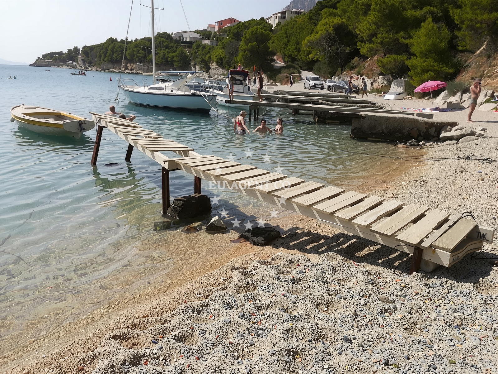 Additional view of Zicova Riva beach in Ivašnjak I, Lokva Rogoznica