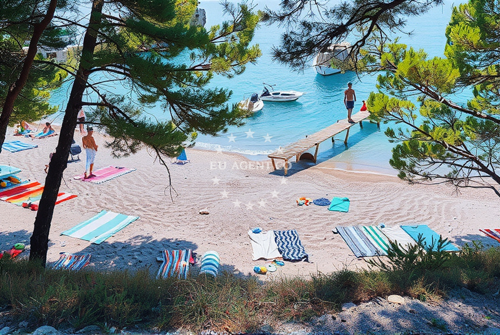 Additional view of Zicova Riva beach in Ivašnjak I, Lokva Rogoznica