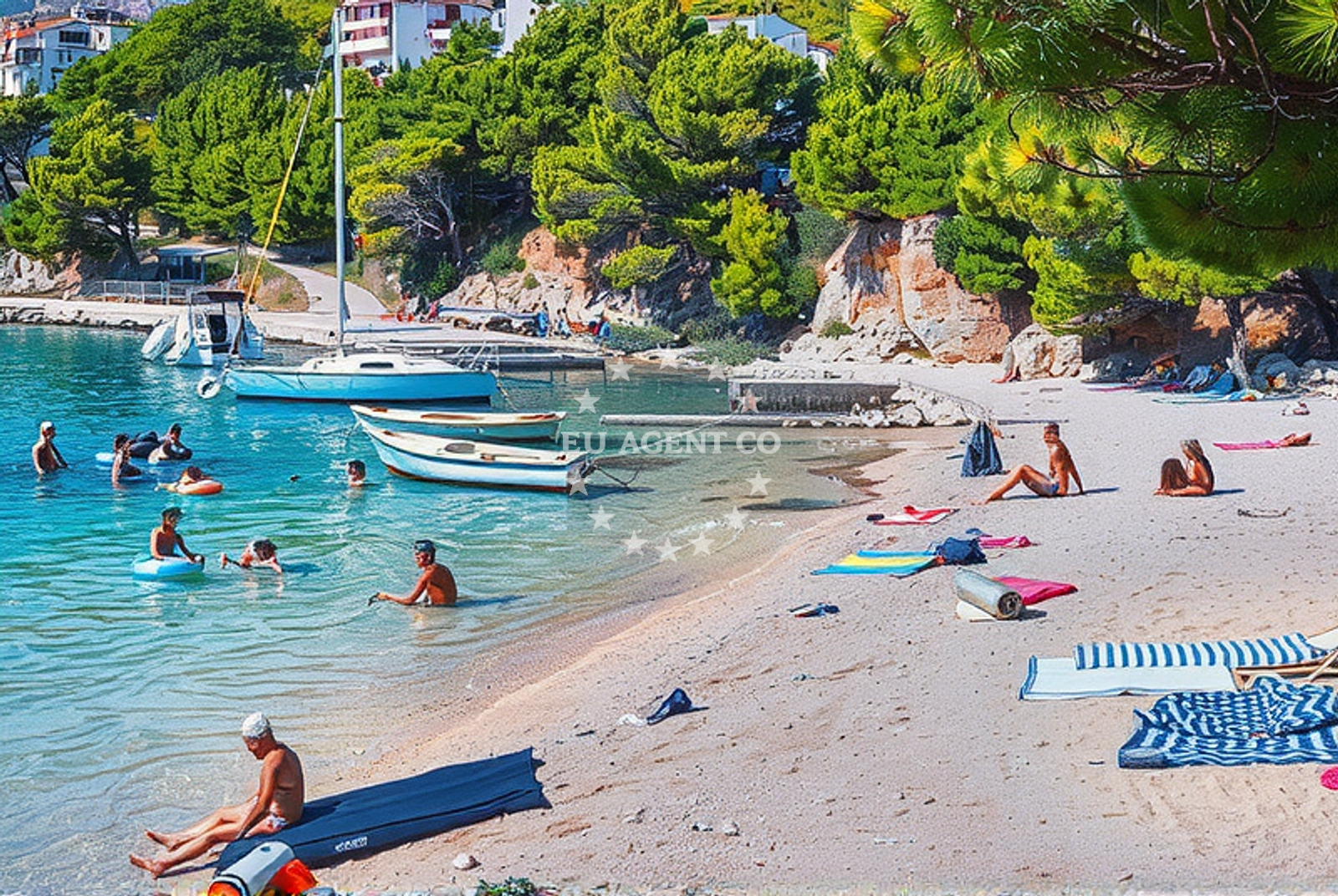Additional view of Zicova Riva beach in Ivašnjak I, Lokva Rogoznica