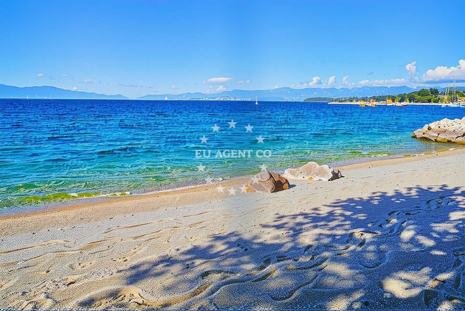 Sea and coastal view of Zidarici beach in 16 Riječka ulica, Malinska