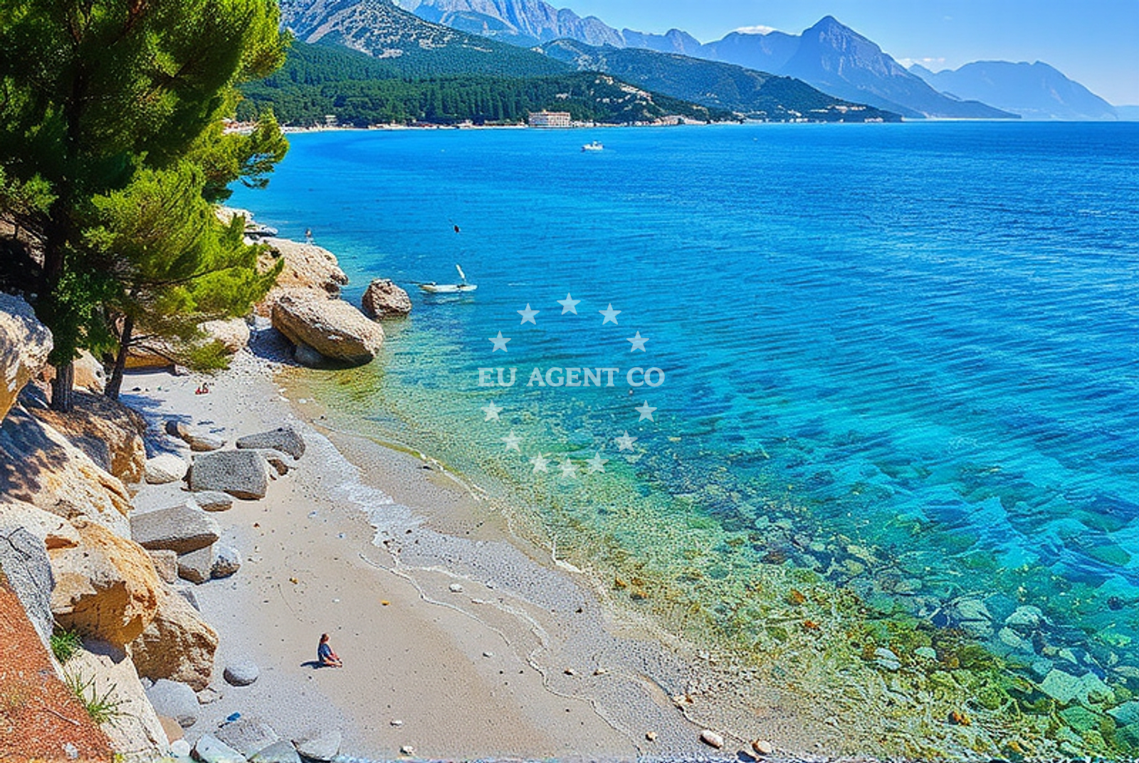 Beach facilities and surroundings at Živogošće: beaches and coves (15) in Živogošće