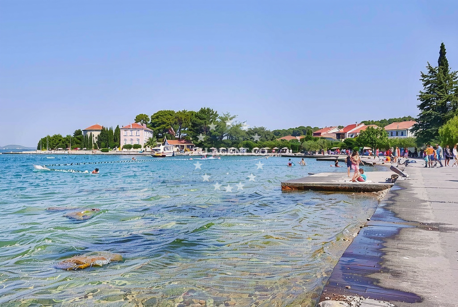 Shoreline and swimming area at Zlarin (Zlarin): beaches and coves (17) in Zlarin (Zlarin)