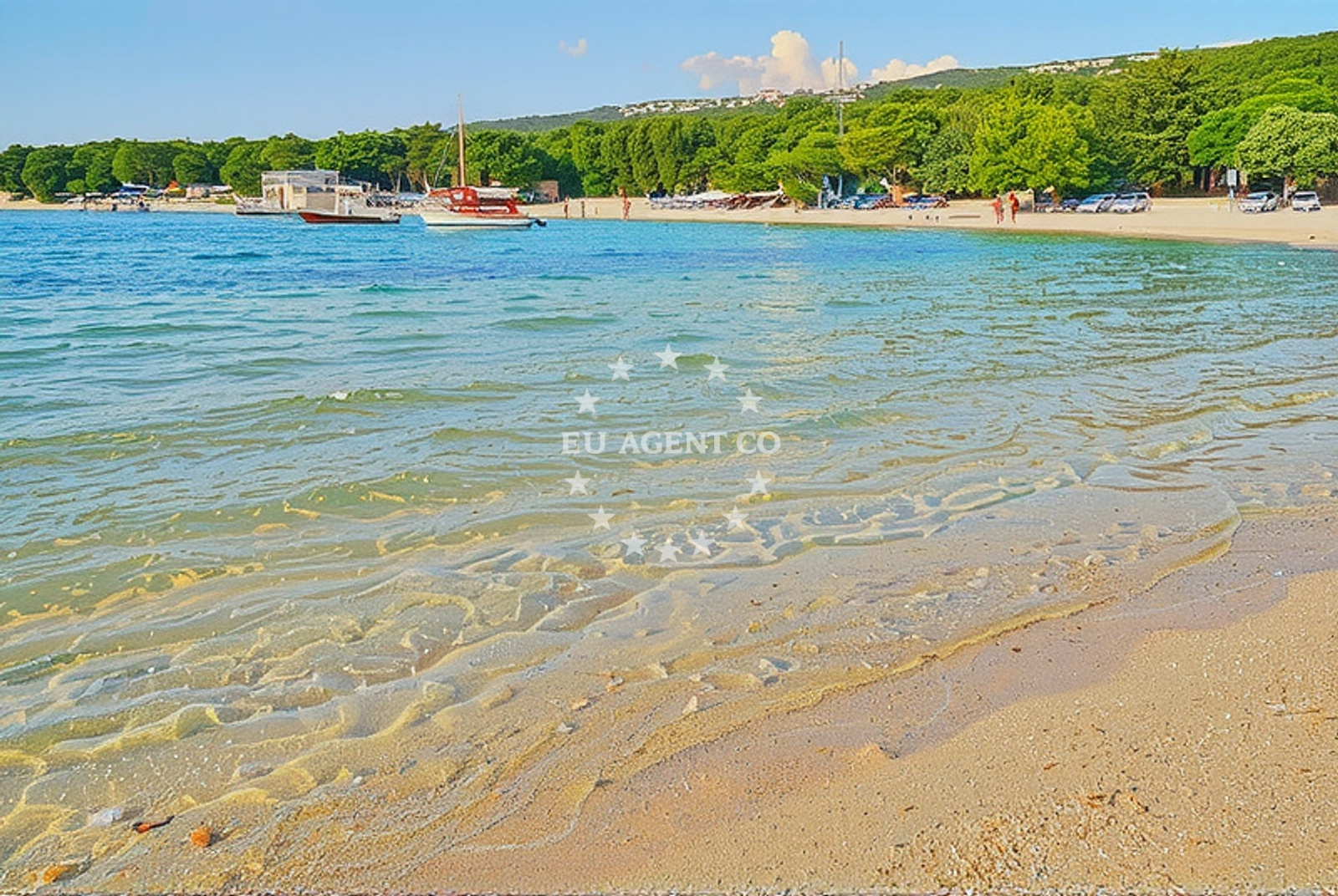 Beach facilities and surroundings at Zlatna plaža, Šimuni (Pag) in Zlatna plaža