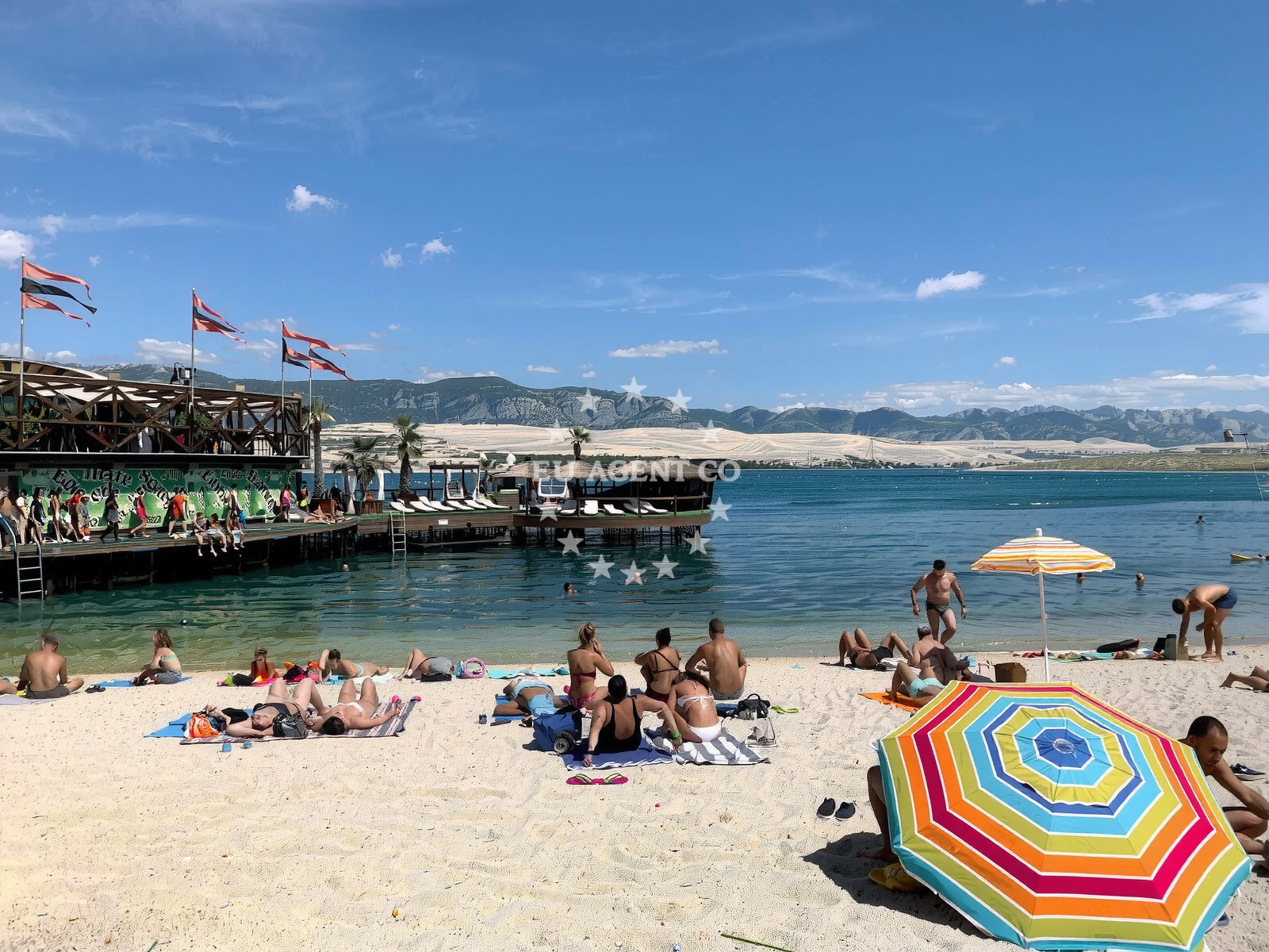 Sea and coastal view of Zrce beach in 9 Ulica Vjenceslava Novaka, Novalja