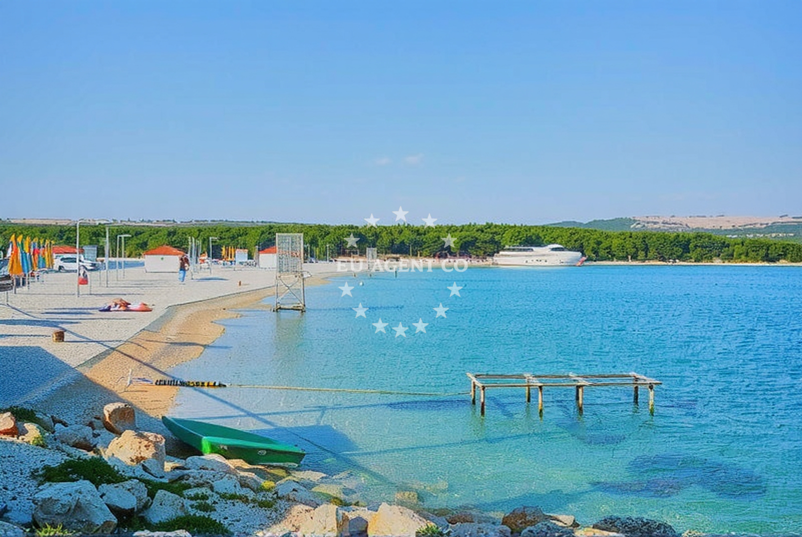 Additional view of Zrce beach in 9 Ulica Vjenceslava Novaka, Novalja