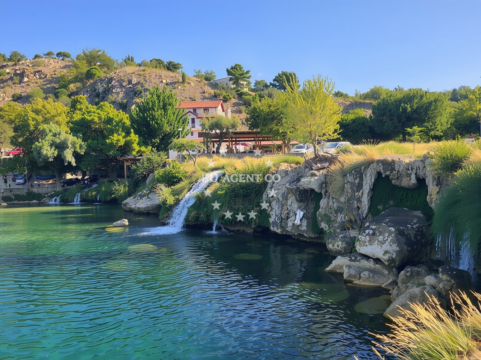 Shoreline and swimming area at Zrmanja Beach in Berberi 1a, Obrovac
