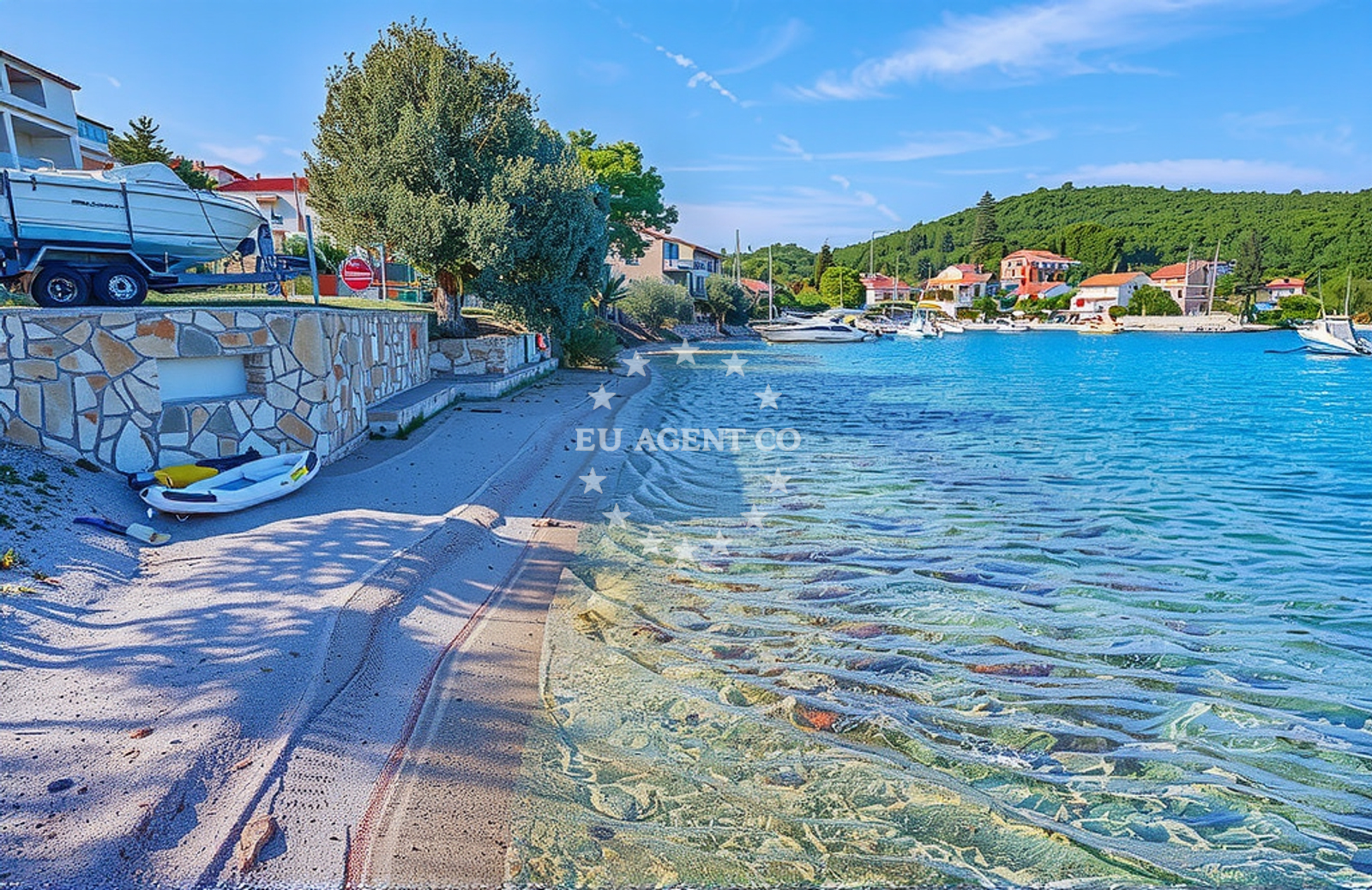 Additional view of Zrnovo beach in , Korčula