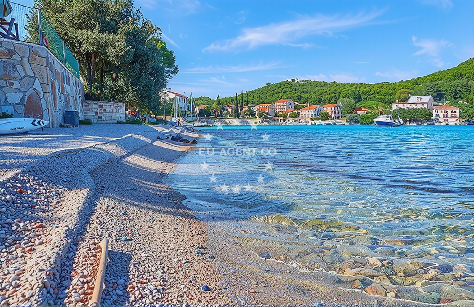 Additional view of Zrnovo beach in , Korčula