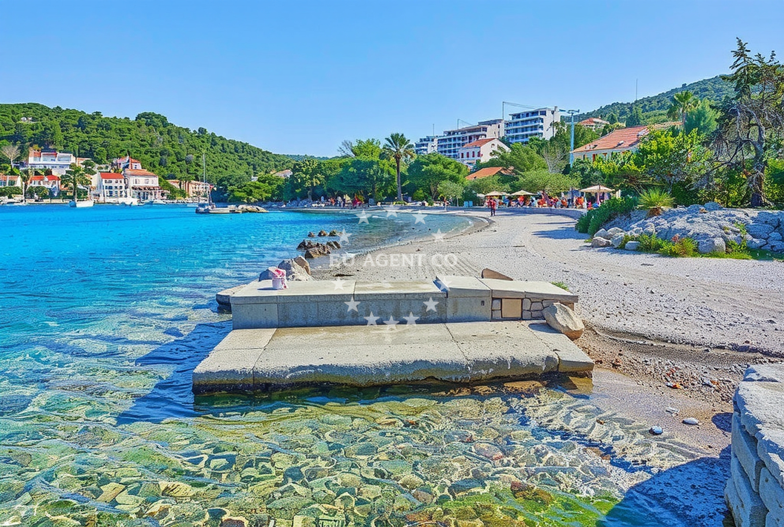 Additional view of Zrnovo II beach in Žrnovo 657C, Korčula