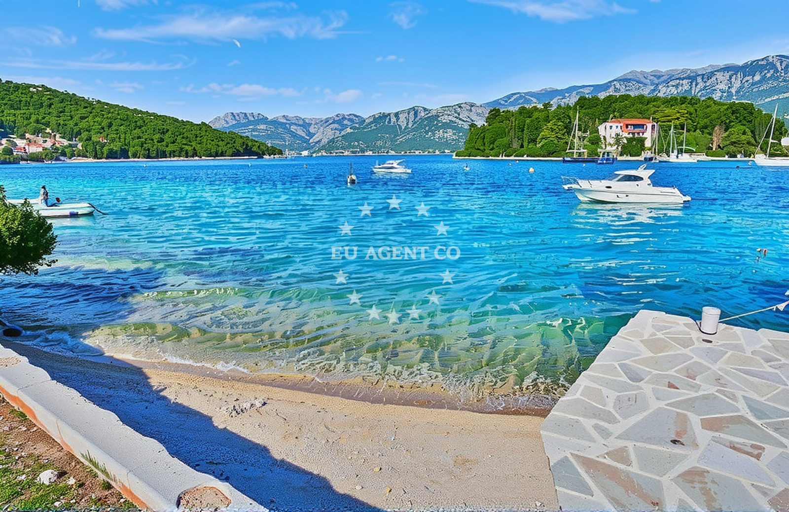 Sea and coastal view of Žrnovska Banja istok, Žrnovo (Korčula) in Žrnovska Banja istok